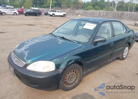 1999 Honda Civic Value Package z USA, uszkodzony, nr VIN 2HGEJ6615XH595165